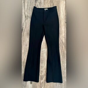 Anthropologie Maeve Black Flared Leg Pants